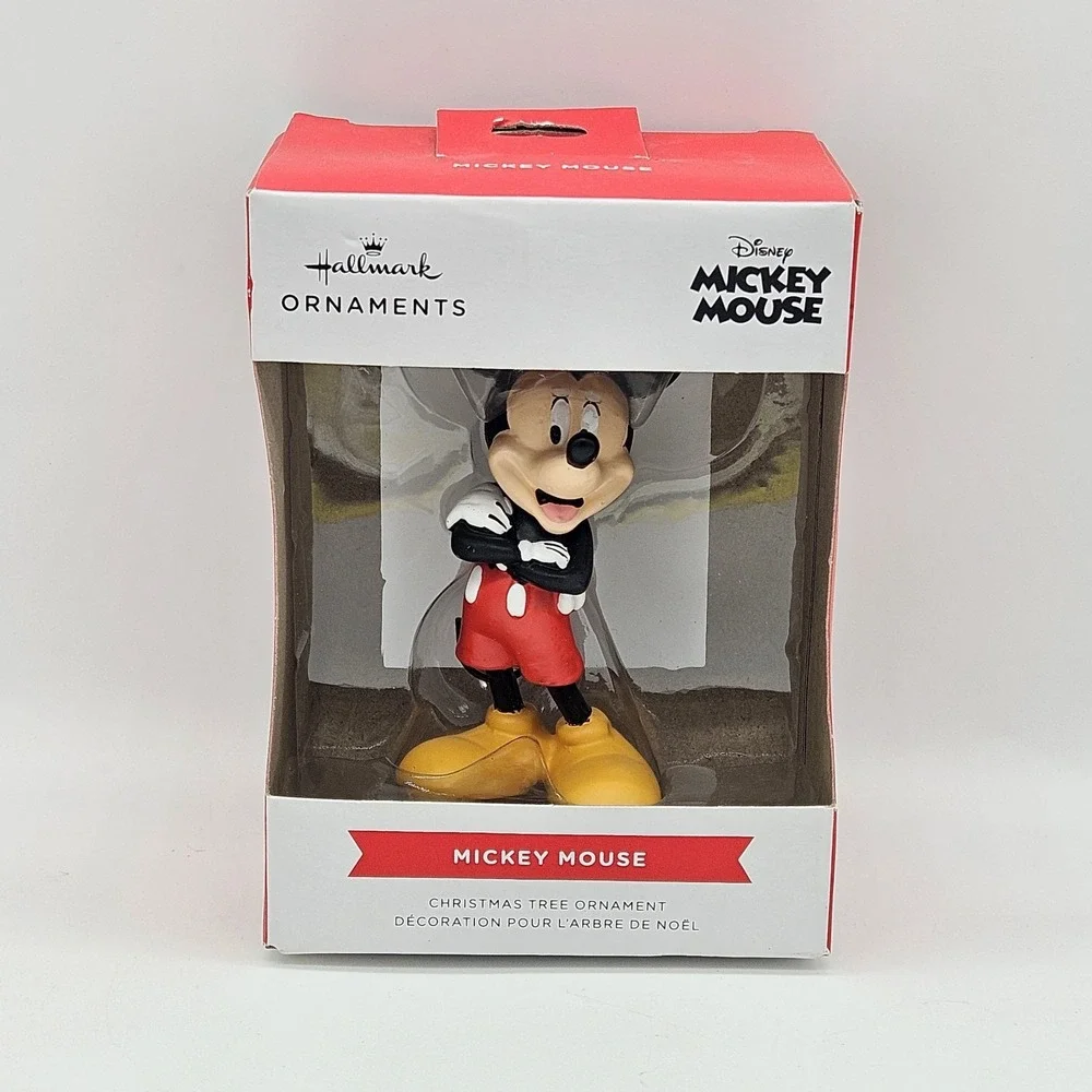 Hallmark Disney Mickey Mouse Christmas Tree Ornament New In Box NIB Red Shorts